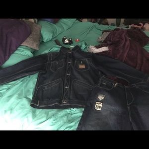 Roca Wear 2 pc Jean jacket and jeans set